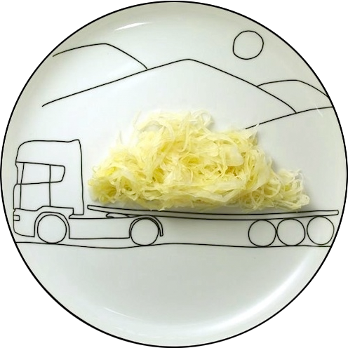 Flatbed Spaghetti Plate